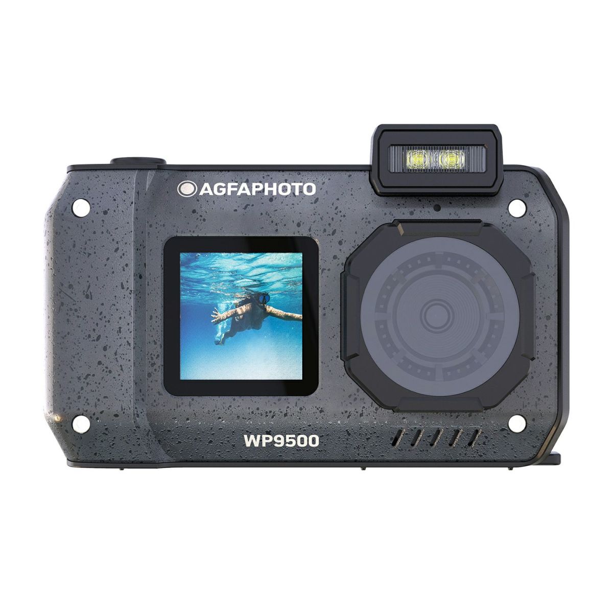 (アグファ) AGFAPHOTO デジタルカメラ ブラック WP9500BK [防水+防塵]