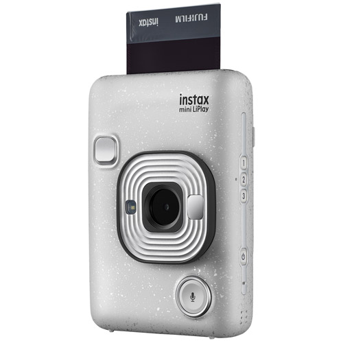(フジフイルム) instax mini LiPlay ストーンホワイト  ハイブリッド インスタントカメラ