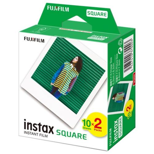 (フジフイルム)FUJIFILM インスタントカラーフィルム instax SQUARE 10枚入 2パック