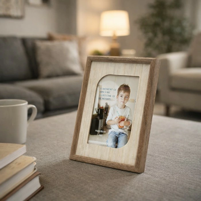 （フジカラー）FUJICOLOR ウッディフレームMellow L リーフ