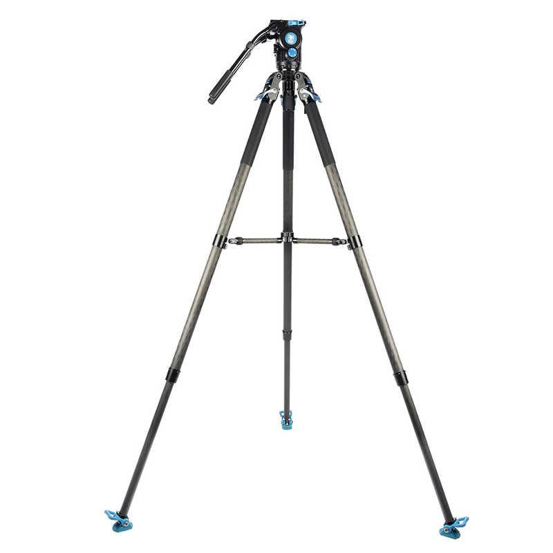 （シルイ）SIRUI SVT75Pro+SVH15-JPカーボンファイバー製ワンタッチシステム3段三脚(クイックハンドル付)(油圧式雲台：SVH15)