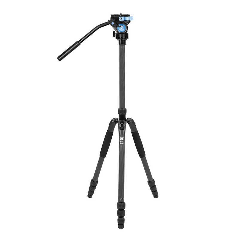 （シルイ）SIRUI T-024SK+VA-5X-JP カーボンファイバー製4段ビデオ三脚セット(油圧式雲台)