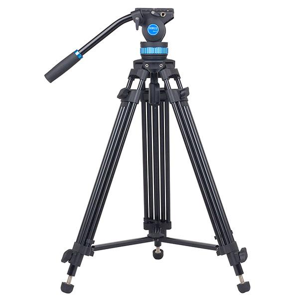 （シルイ）SIRUI SH15-JP アルミ合金製三脚 3段 ビデオ雲台セット M