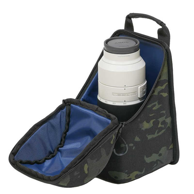 (ケンコートキナー）KenkoTokina アオスタ  サンクチュアリIV レンズバッグ Lサイズ マルチカモフラージュ