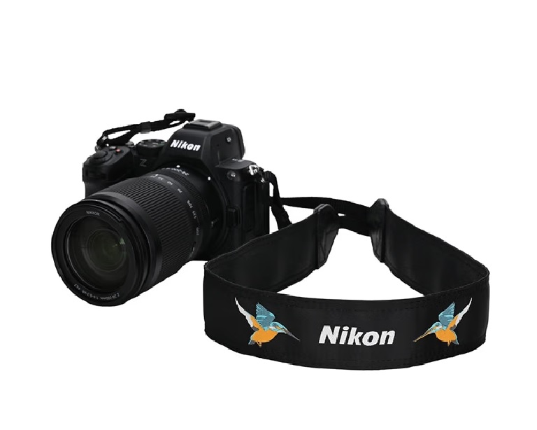 (ニコン)Nikon バードストラップ (ワイド) カワセミ ブラック