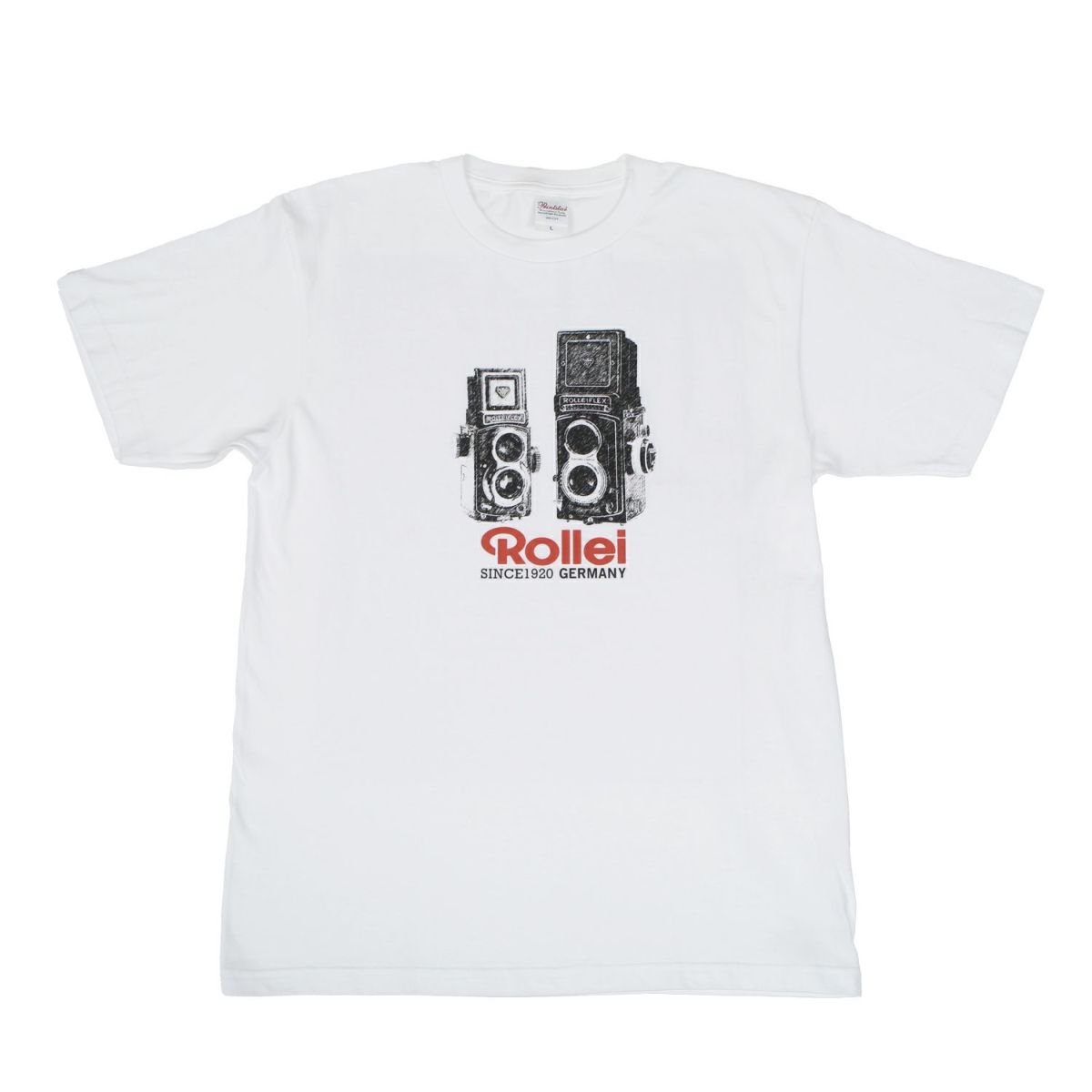 (ローライ) Rollei さらさら着心地Tシャツ ROLLEIFLEX ホワイト