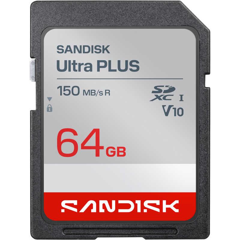 (サンディスク)Sandisk Ultra PLUS SDXCカード 64GB ［SDSDUBC-064G-JNJIN］2026.7.10発売