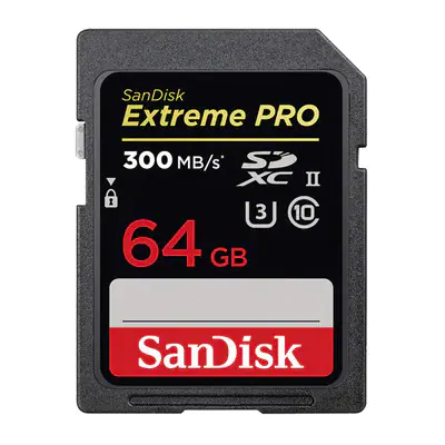 (サンデイスク)　SanDisk Extreme Pro SDXCカード UHS-II 64GB SDSDXDK-064G-GN4IN 海外パッケージ版