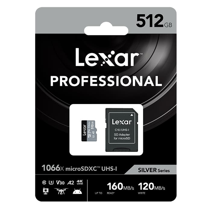 (レキサー)LEXAR microSDXCｶｰﾄﾞ 1066x UHS-I U3 V30 A2　各サイズ
