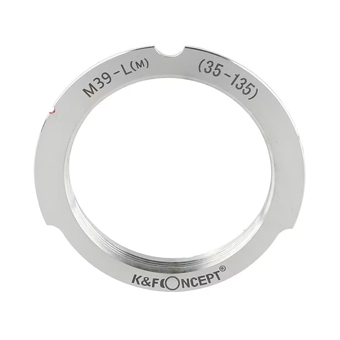 （ケーアンドエフ・コンセプト） K&F Concept マウントアダプター (ライカスクリューマウント → ライカMマウント) 35/135mmレンズ