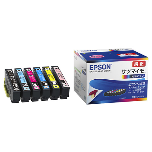 (エプソン)EPSON　SAT-6CL インクカートリッジ 6色パック 「さつまいも」