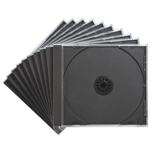 (ｻﾝﾜｻﾌﾟﾗｲ)SANWASUPPLY　FCD-PN10BKNBlu-ray・DVD・CDケース（10枚セット・ブラック）
