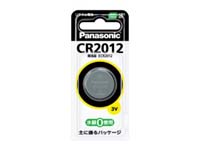 （パナソニック）Panasonic CR2012P コイン形リチウム　CR2012P
