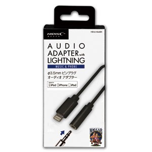 （ハイディスク）　HIDISCAudioAdapterwithLightning3.5mmピンプラグオーディオアダプタ