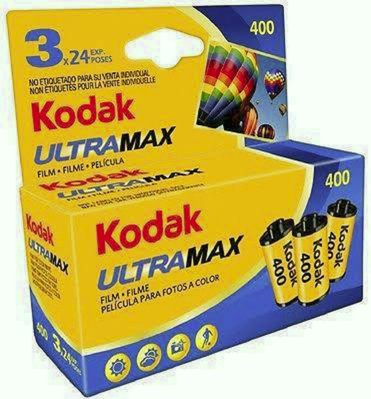 コダック) Kodak ULTRAMAX 400 24枚撮り 3本パック カラーフィルム86806034050 |  写真業界特化の法人向けオンラインショッピングサイト Photol Pro(フォトルプロ)