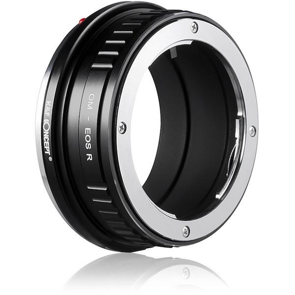 （ケーアンドエフ・コンセプト） K&F Concept マウントアダプター  (オリンパスOMマウントレンズ → キヤノンRFマウント変換)KF-OMRF