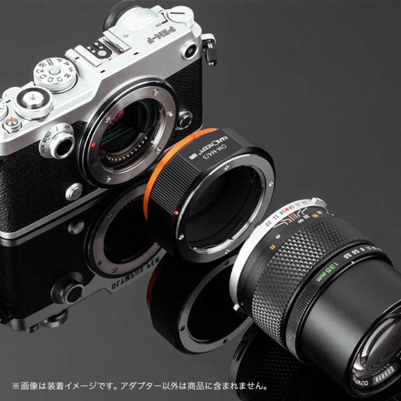 （ケーアンドエフ・コンセプト） K&F Concept マウントアダプター (レンズ側:オリンパスOMマウント→カメラ側:マイクロフォーサーズ）KF-OMM43.P