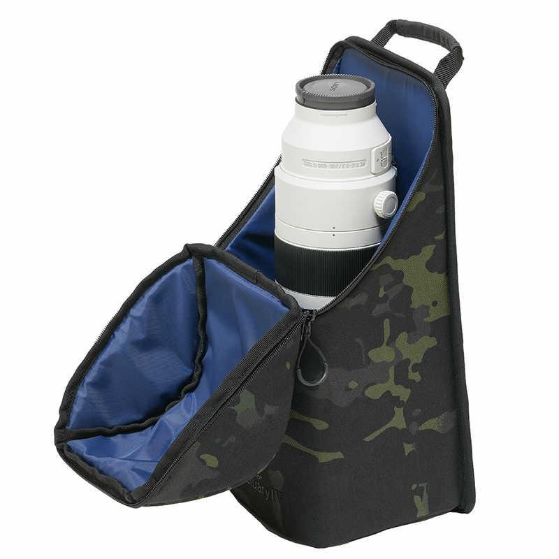 (ケンコートキナー）KenkoTokinaアオスタ サンクチュアリIV レンズバッグ XLサイズ マルチカモフラージュ