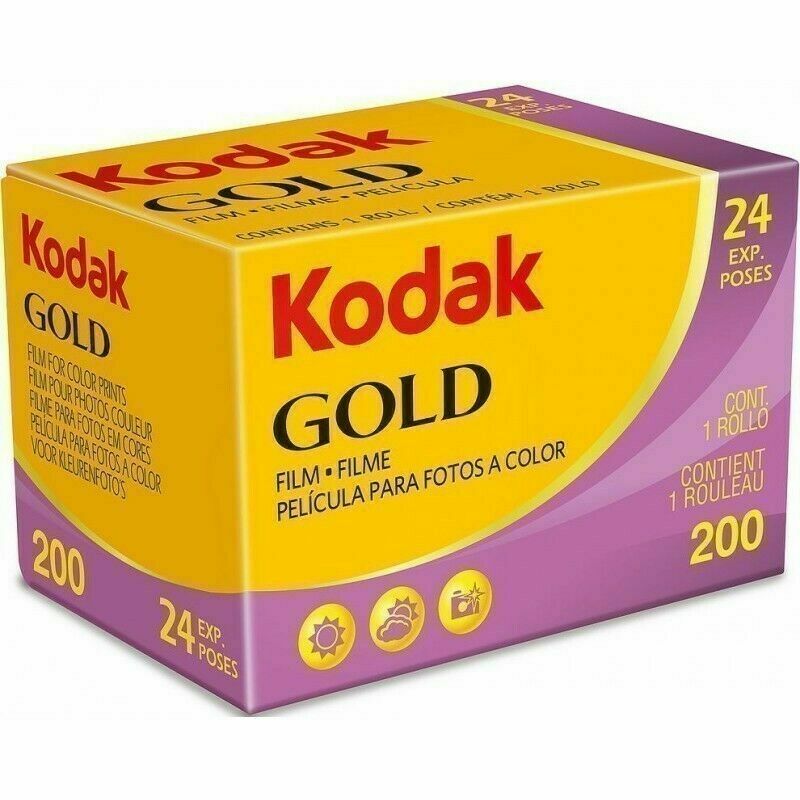 (コダック) Kodak ゴールド 200 24枚撮り カラーフィルム 英文パッケージ［海外輸入］