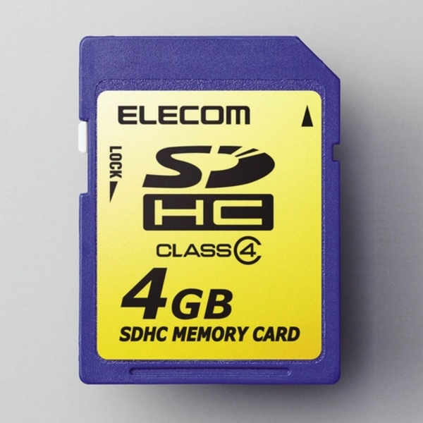 (エレコム)ELECOM  SDHCカード 【4GB】MF-FSDH04G