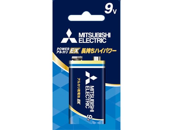 (三菱) MITSUBISHI アルカリ乾電池 アルカリ乾電池 9V形 1本  6LF22EXR/1S