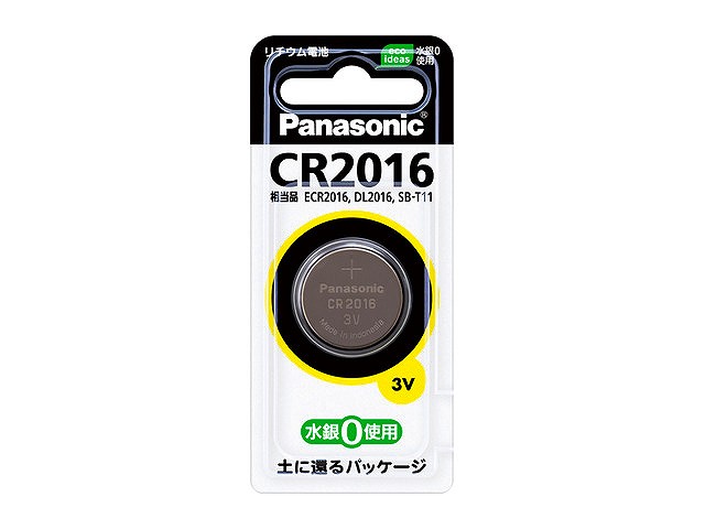 （パナソニック）Panasonic CR2016P コイン形リチウム　CR2016P