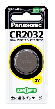 （パナソニック）Panasonic CR2032P コイン形リチウム　CR2032P