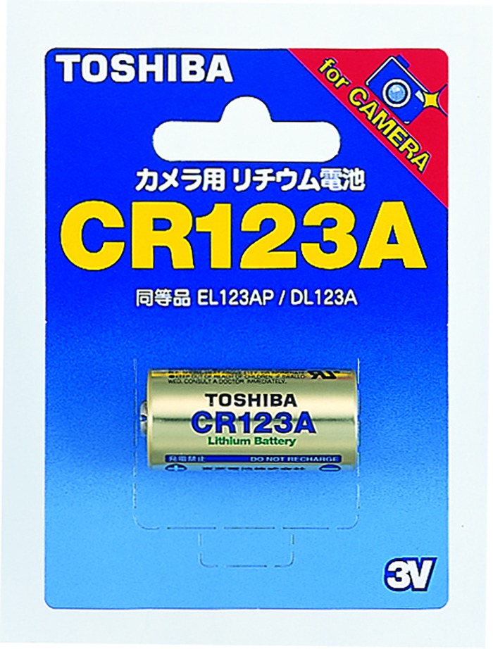 （トウシバ）TOSHIBA リチウム電池 CR-123AG