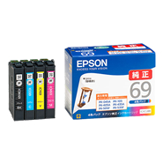 (エプソン)　EPSON　IC69カラリオシリーズ用インクカートリツジ各色