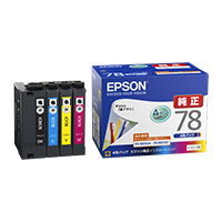 (エプソン)　EPSON　IC78ビジネスプリンター用インクカートリツジ各色