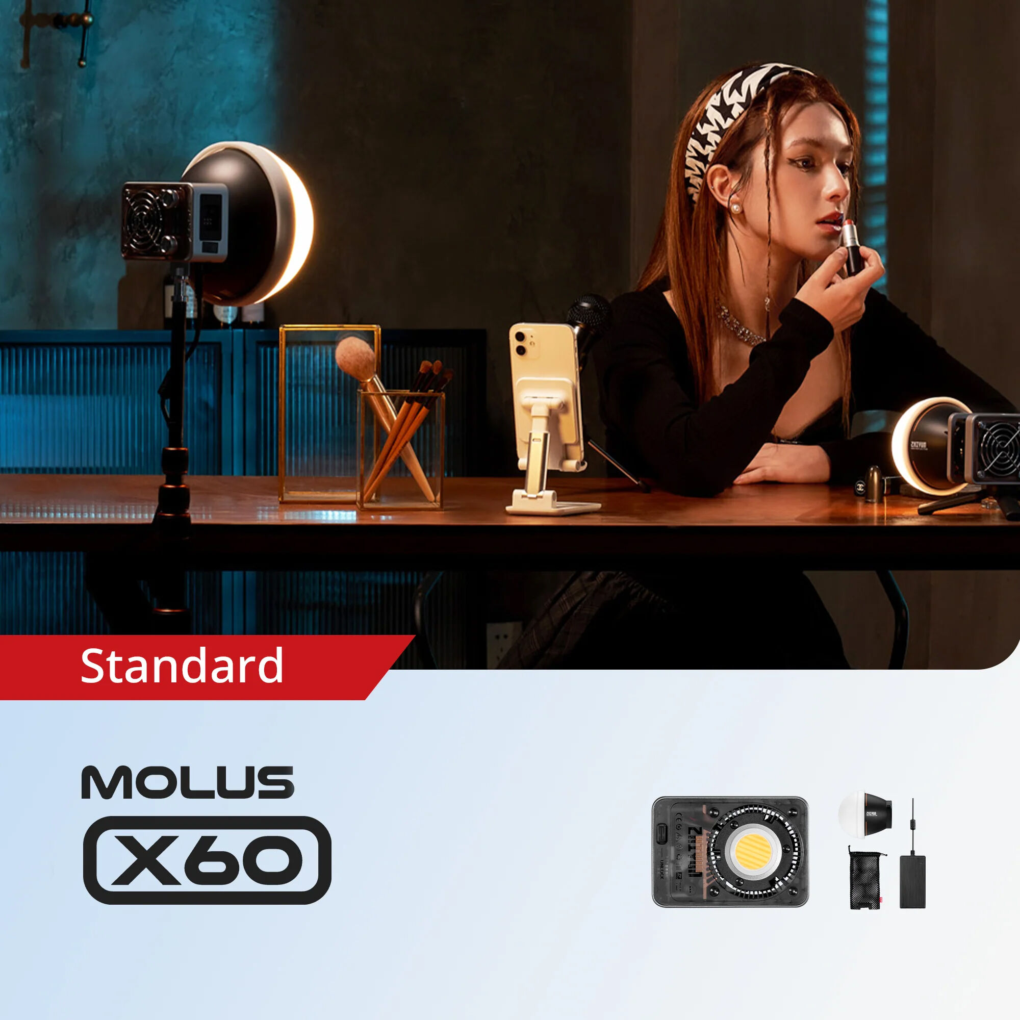 (ジーウン) ZHIYUN LEDライト MOLUS X60 COB Light