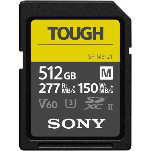 (ソニー)SONY TOUGH UHSスピードクラス3対応 UHS-II  SDXCカード 512GB  (SF-M512T)